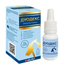 Дуодекс краплі вушні та очні, 10 мл 