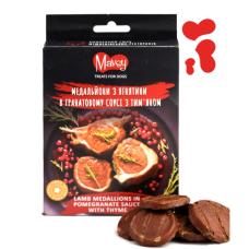 Мавси для собак медальйони з ягнятини в гранатовому соусі з тимяном 100 г