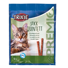 Тріксі PREMIO Quadro-Sticks птиця/печінка для котів, 5 шт. по 5г